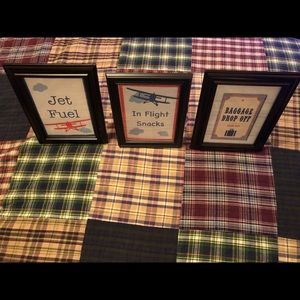 Airplane birthday party decor